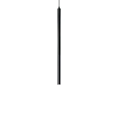 Obrázek produktu pro Závesné svietidlo Ideal lux 156699 ULTRATHIN SP1 SMALL ROUND NERO 1xLED 12W/760lm 3000K