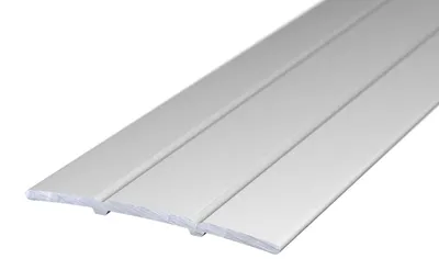 Produktbild von Carl Prinz Aluminium Übergangsprofil 132 Silber 100 cm | selbstklebend | 38 mm | Boden Übergangsprofil