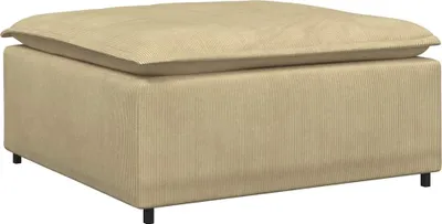 Immagine prodotto di Modulo Poggiapiedi Divano Modulare Verde Grigio 100x100x48 cm