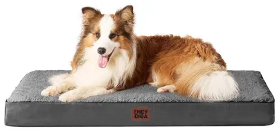Immagine prodotto di Cuccia ortopedica per cani, taglia XL, 104x68 cm, grigia, lavabile