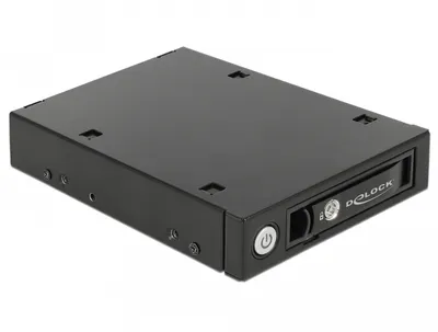 Produktbild von 3.5" Wechselrahmen für 1 x 2.5" U.2 NVMe SSD oder SATA / SAS HDD / SSD Delock