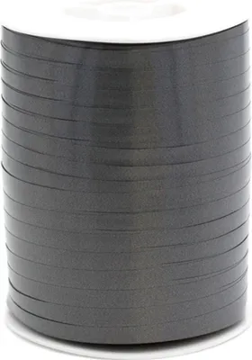 Image de Ruban cadeau Ring 5mm x 500m Rouleau Anthracite Gris