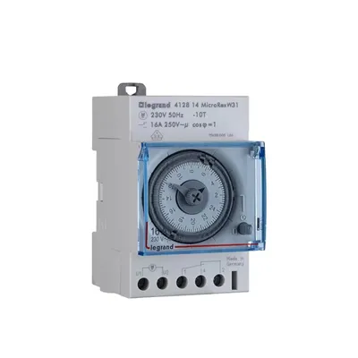 Image de LEGRAND LEGR MicroRex W31 230V 50Hz 412814 Horloge hebdomadaire,syn.