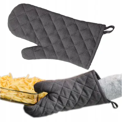 Produktbild von Baumwoll Küchenhandschuh Hitzebeständig 33x14cm