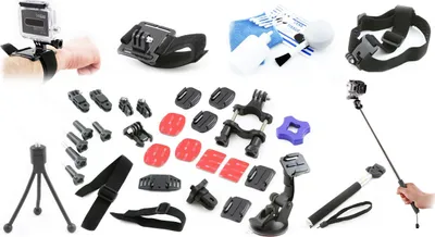 Zdjęcie produktu dla DUŻY ZESTAW AKCESORIÓW do SONY ACTION CAM