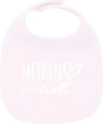 Produktbild von Huuraa Unisex Babylatz Meißen verliebt Geschenk Babypink  Baumwolle Meißen Mitbringsel