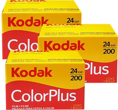 Produktbild von 1A PHOTO PORST »3x Kodak Color plus 200 135/24 Kleinbildfilm für« Superzoom-Kamera