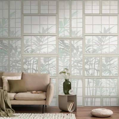 Produktbild von A.S. Creation Livingwalls Fototapete The Wall III 398451 Eine Rolle Ein Motiv 159 x 280 cm Creme Beige Grün