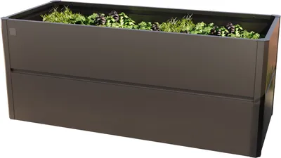 Obrázek produktu pro Vyvýšený záhon 200 x 85 x 77 cm, ocel, antracitová
