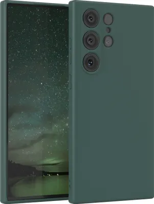 Produktbild von EAZY CASE - TPU Hülle für Samsung Galaxy S23 Ultra, TPU Case stoßfeste Handyhülle, weiches Cover mit Kameraschutz, Silikonhülle in Grün