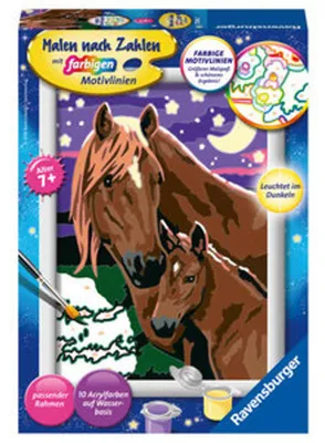 Obrázok produktu pre Ravensburger 27844, 1 strany, Obrazy v balení, Chlapec / dievča, Súprava farieb s číslami