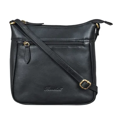 Produktbild von Benthill Umhängetasche Damen Echt Leder | Damen Schultertasche Leder | Schmale Vintage Damen Handtasche