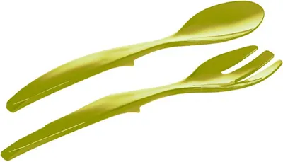 Produktbild von Emsa Vienna Salatbesteck Display, Je 6 Stück, Transparent Hellgrün, 30 Cm, 507178