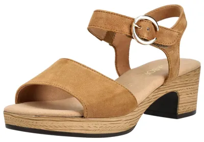 Produktbild von Gabor Comfort Plateau Sandale - Braun Leder : 41 : Normal Größe: 41 Weite: Normal