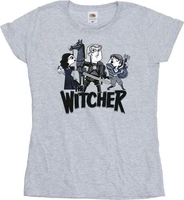 Produktbild von Netflix - "The Witcher" T-Shirt für Damen BI44219 (M) (Grau)