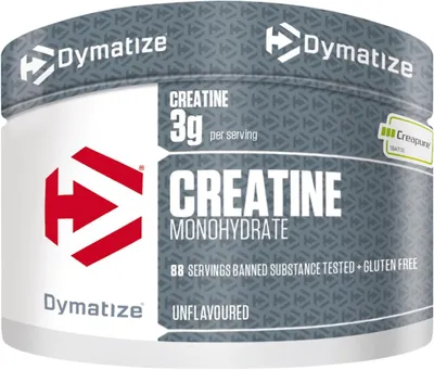 Zdjęcie produktu dla DYMATIZE Monohydrat kreatyny w proszku Aminokwas niearomatyzowany 300 g
