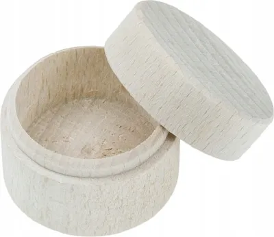 Produktbild von Holzschachtel für Ring Zacken Rund