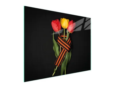 Immagine prodotto di Tagliere in vetro 52x40 rose