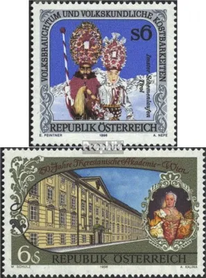 Produktbild von Briefmarken Österreich 1996 Mi 2177,2178 (kompl.Ausg.) postfrisch Volksbrauchtum