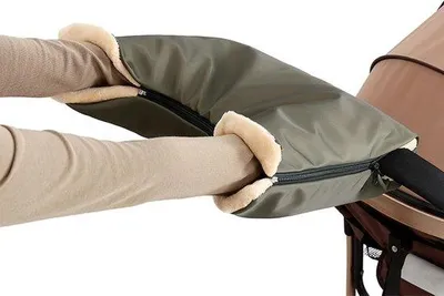 Produktbild von Wasserdichte Handwärmer für Kinderwagen und Buggys - Kompakte, warme Universelle Handwärmer für den Winter
