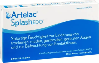 Obrázek produktu pro Artelac Splash Edo oční kapky 10X0,5 ml