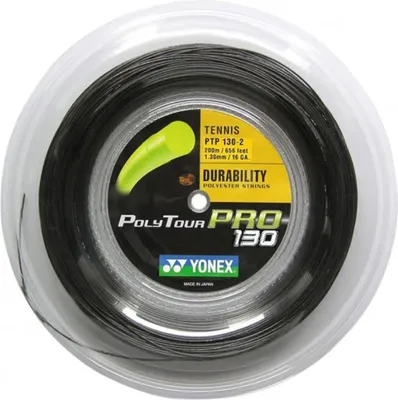 Produktbild von Yonex Polytour Pro 200 M Tennisrollen Saite Schwarz 1.30 mm Schwarz 1.30 mm