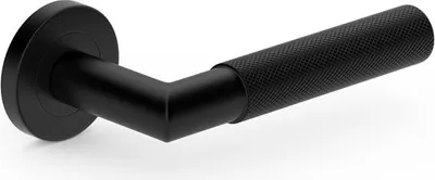 Produktbild von Türgriff Modell Corsa aus Aluminium in Schwarz Black Inox für Innentüren