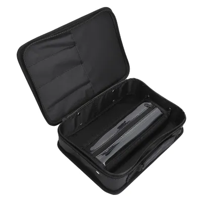 Produktbild von Friseur-Werkzeugtasche, Friseur-Werkzeug-Aufbewahrungstasche, Friseur-Werkzeug-Aufbewahrungstasche, tragbare Friseur-Werkzeug-Aufbewahrungstasche, Friseur-Tragekoffer, Haarschneide- und Pflegeset-Aufbewahrungs-Organizer, Friseur-Werkzeugtasche, Friseur-Zubehör