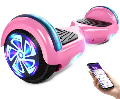 Hoverboard 16,5 cm, LED, Active Balance, rosa