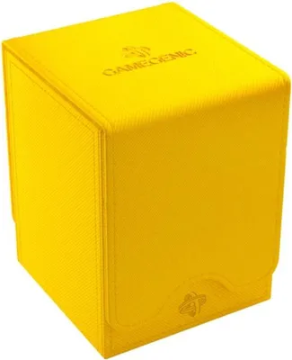 Produktbild von Gamegenic Deckbox Squire 100+ XL gelb - Kartenbox für Sammelkarten