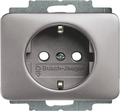 Produktbild von BJ alpha nea Schuko Kombi 20EUC-20 platin