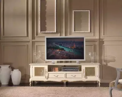Immagine prodotto di Soggiorno lavagna bianca mobile porta tv credenza mobili in legno