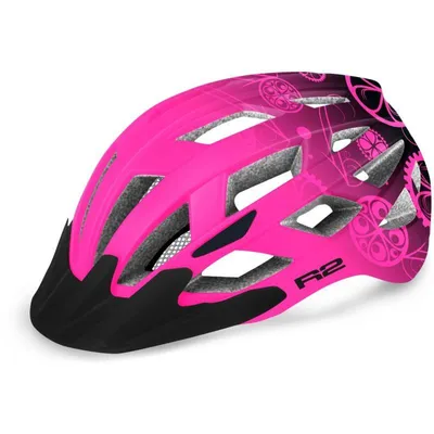 Obrázok produktu pre Prilba R2 Lumen Junior, veľkosť S (52-55 cm), ružovo-fialová, matná