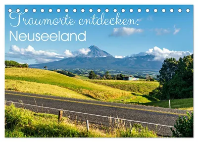Produktbild von Traumorte entdecken: Neuseeland (Tischkalender 2027 DIN A5 quer), CALVENDO Monatskalender