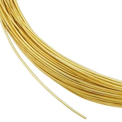 Produktbild von Basteldraht Gold 20 m - 0,6 mm - Rustfrei