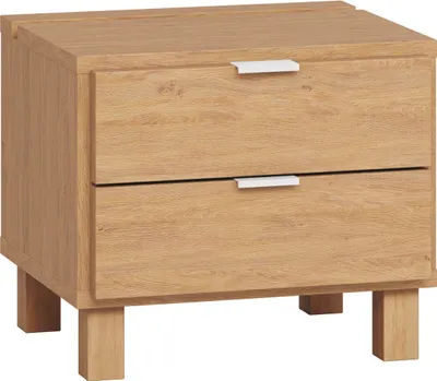 Produktbild von Nachtkommode Averias 16, Farbe: Eiche - Abmessungen: 40 x 45 x 40 cm (H x B x T)