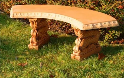 Immagine prodotto di Panchina Mobili Terrazza Giardino Angolo Tranquillo Calcestruzzo Seduta Panchina Romana