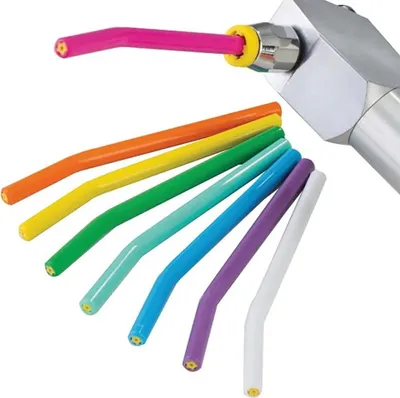 Imagen del producto de Puntas Kerr herméticas – Paquete de 200 unidades, surtidas (rosa, naranja, azul, azul claro, morado, blanco, amarillo)