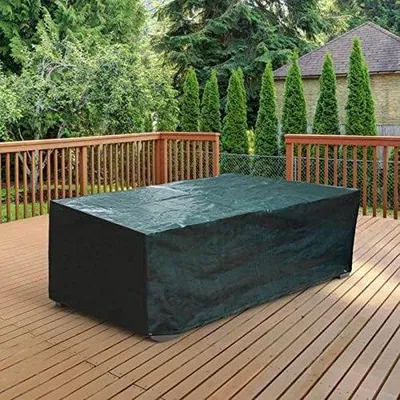 Zdjęcie produktu dla Wodoodporny pokrowiec na meble ogrodowe 180 x 120 x 70 cm, oddychający, z polietylenu