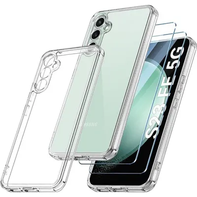 Produktbild von Hülle + 2X Schutzglas für Samsung Galaxy S23 FE 5G Panzerfolie Display Case 9H