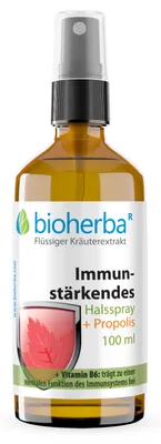 Produktbild von Bioherba Immunstärkendes Halsspray mit Propolis 100 ml