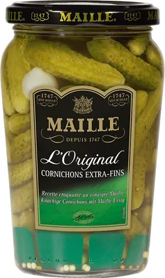 Zdjęcie produktu dla Maille Gürkchen – bardzo cienkie korniszony, 400 g