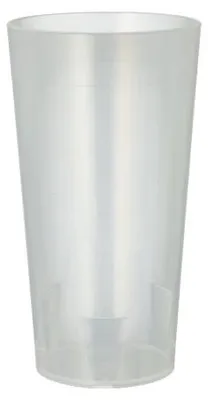 Produktbild von 400x Mehrwegbecher 0,4 l Ø 7,5 cm · 14,5 cm transluzent unzerbrechlich
