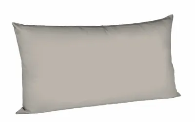 Produktbild von liebling Kissenhülle Interlock Jersey 40 x 80 cm, Farbe grau, Kissenbezug aus 100% Baumwolle, edler Glanz, waschbar 60 Grad