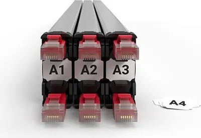 Produktbild von PATCHBOX Identifikationsetiketten 60 Stück, Weiß, Papier, China