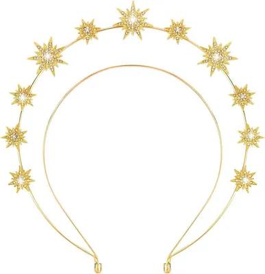 Goldene Sterne Haarband mit Strass aus Keine Angaben erforderlich, Hauptbild