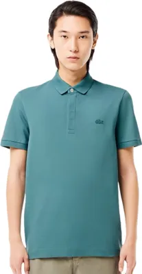 Produktbild von Lacoste-Polohemd aus Baumwolle, normale Passform, einfarbig blau