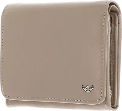 Produktbild von Golden Head Leder Geldbörse Madrid RFID Protect Zipped Billfold Coin Wallet Taupe beige