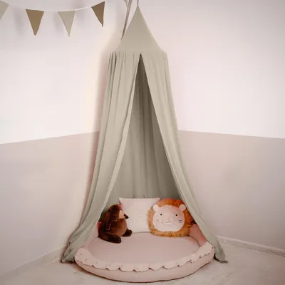 Produktbild von Baldachin für Kinderzimmer aus 100% Musselin - handgenäht