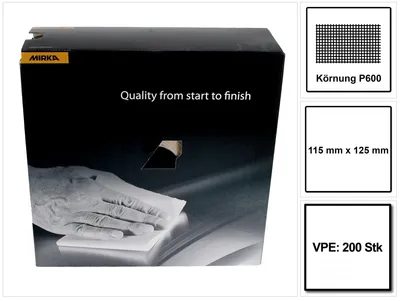Obrázok produktu pre Mirka Goldflex Soft 115x125mm P600 200ks ( 2912707061 ) Podložka pod ruku v roli perforovaná